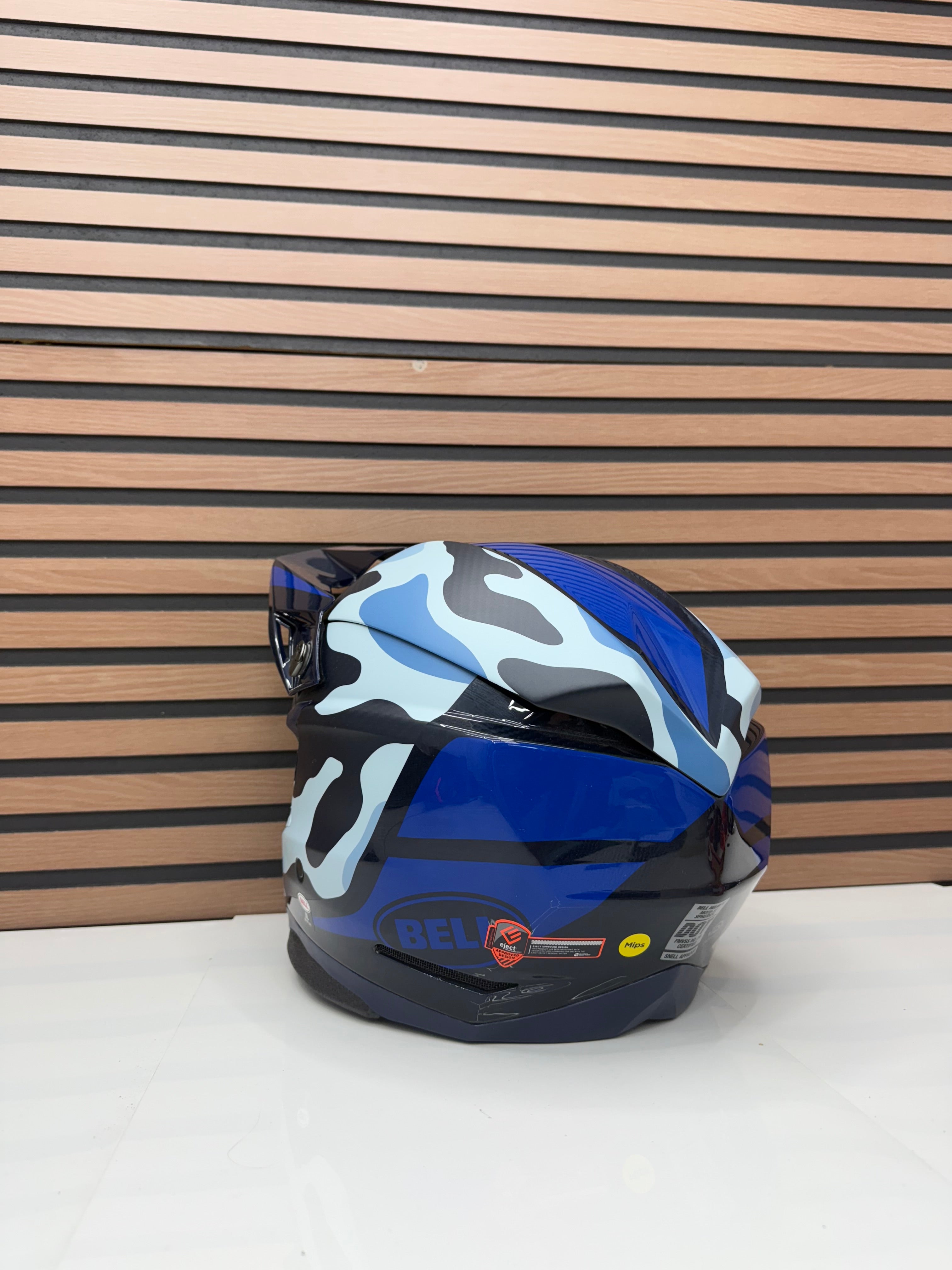 Like New - Bell Moto 10 Spherical Ferrandis Edition Helmet Blue / Black - XL
