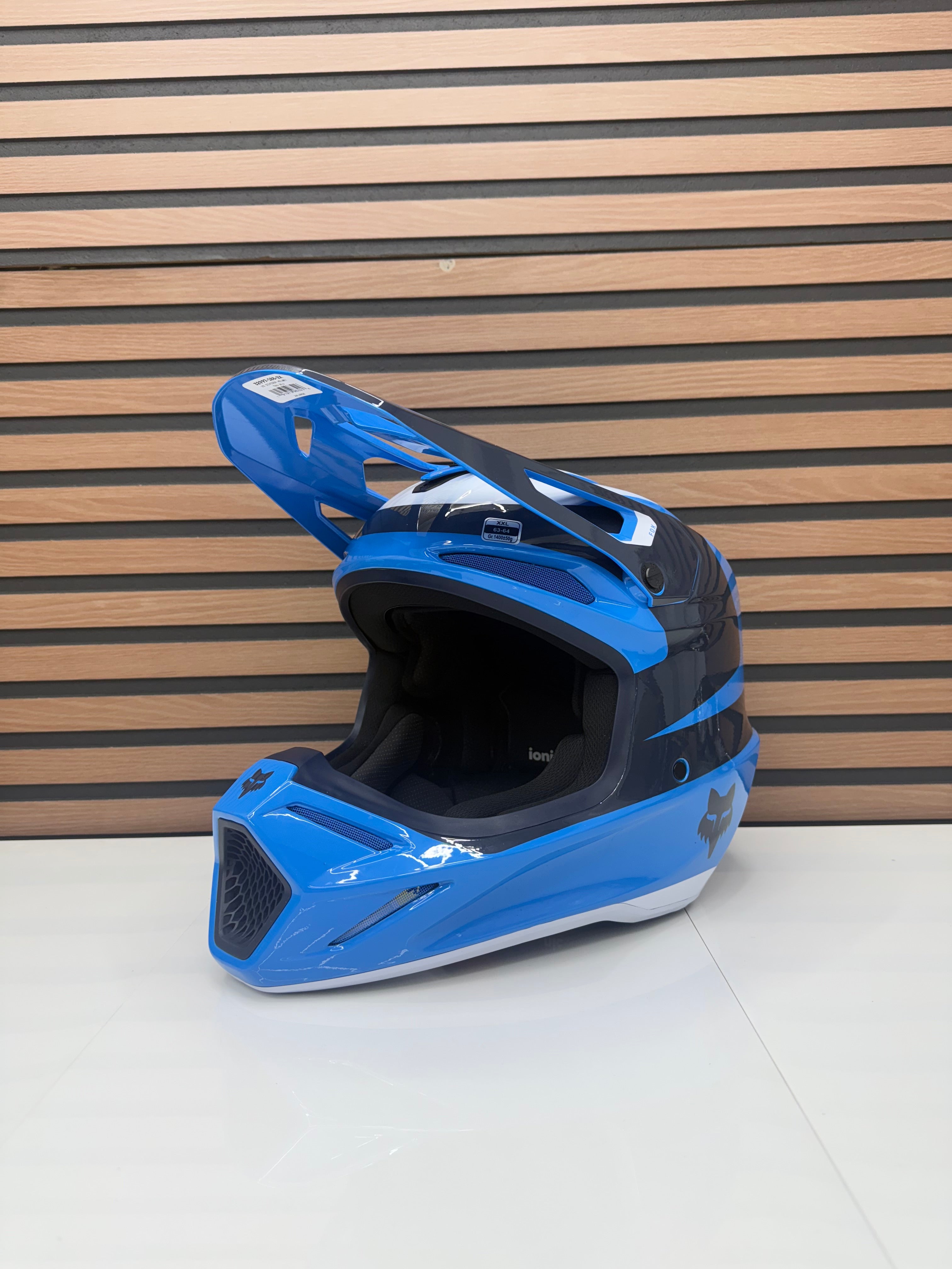 Fox Racing V3 Divider Helmet True Blue / Navy - 2XL / XXL