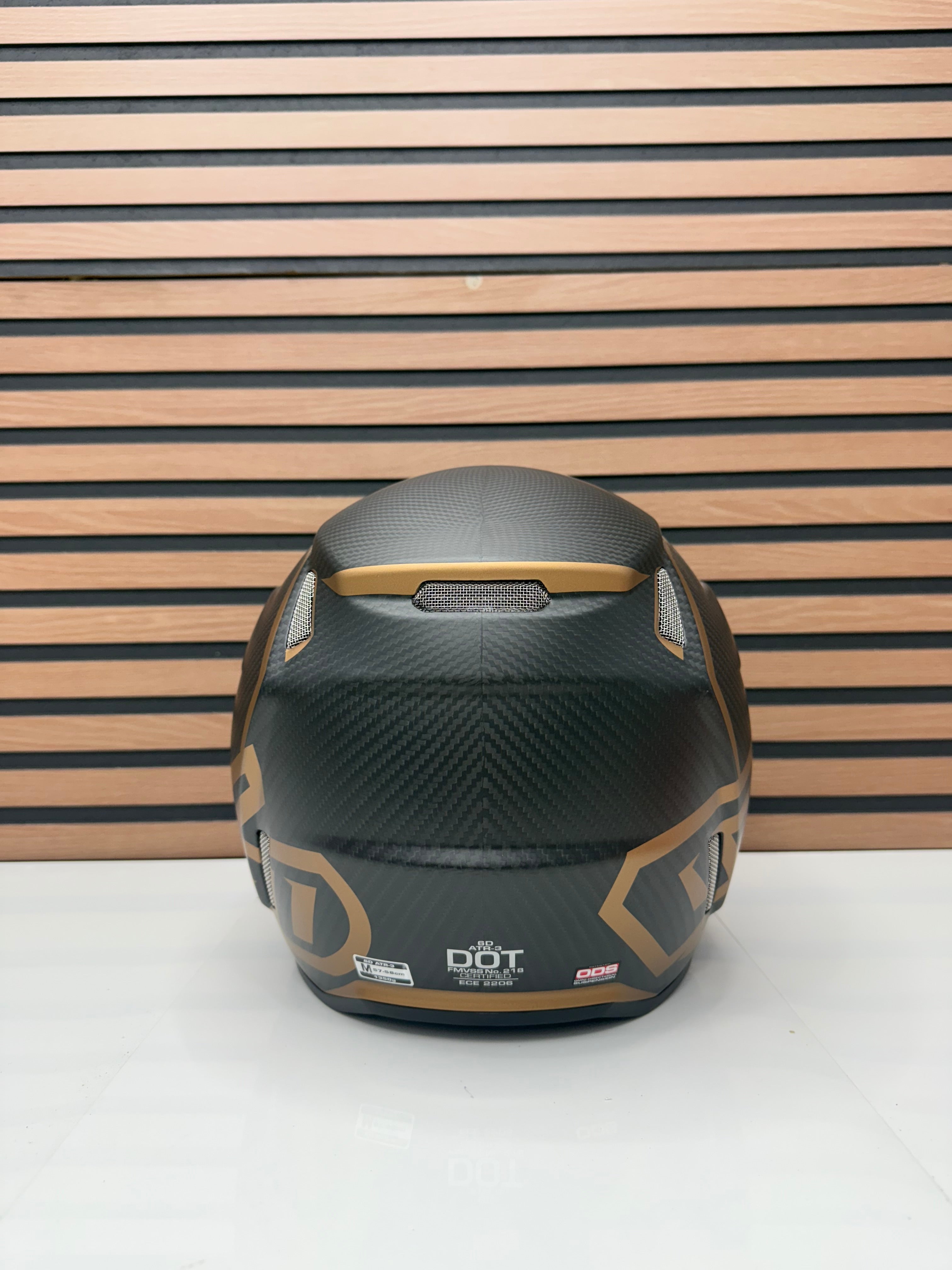6D Helmets ATR-3 Helmet - Nova Matte Bronze / Black Carbon - Medium