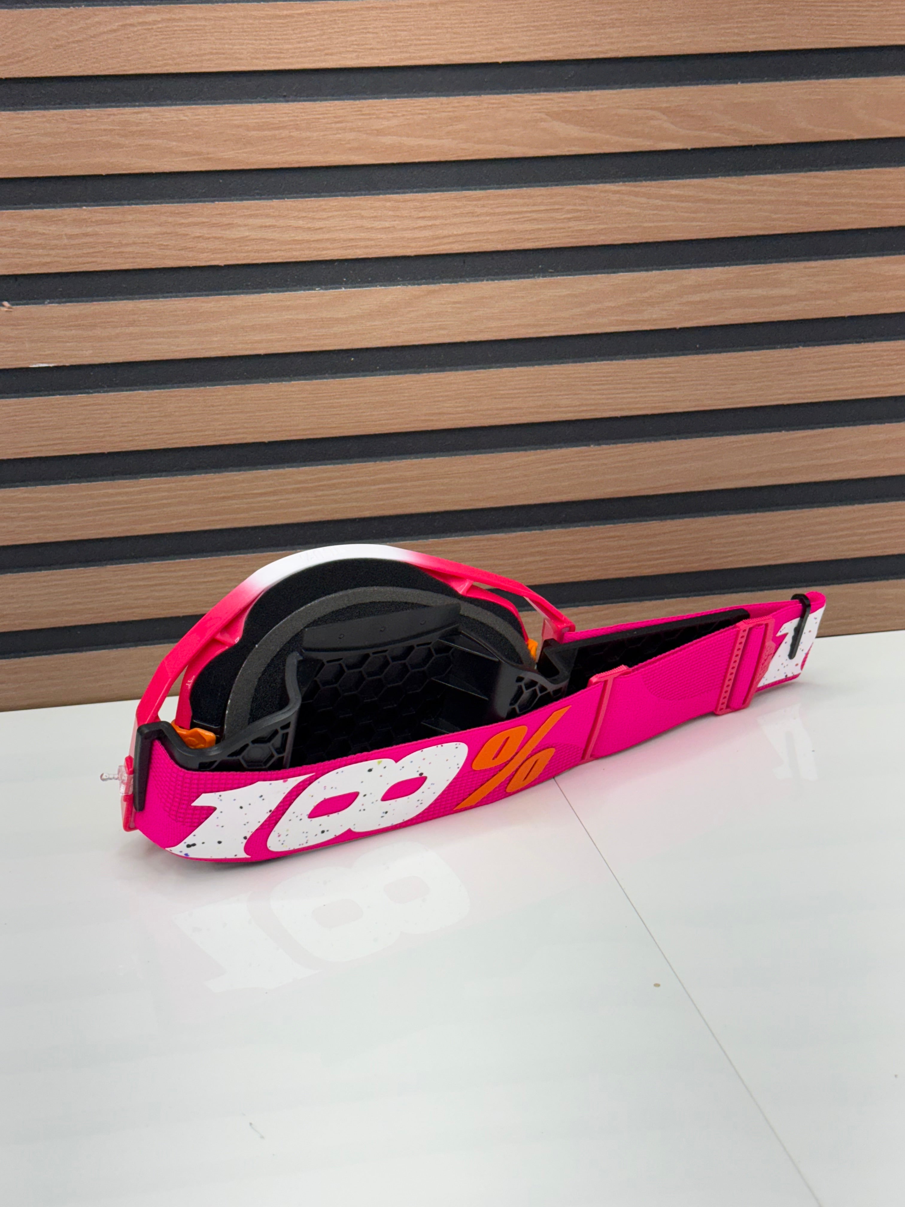 100% Armatic Goggle LE Lawrence 18 Pink / Orange - Torched Mirror Lens