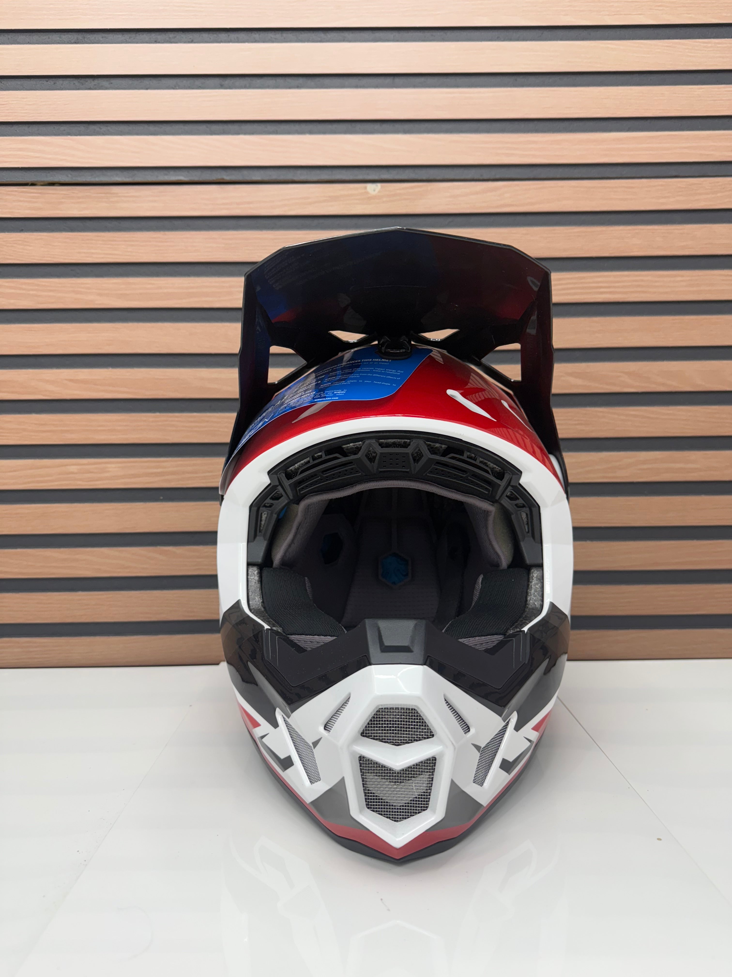 Open Box - FLY RACING Formula CP Rush Helmet - Red / White - Medium