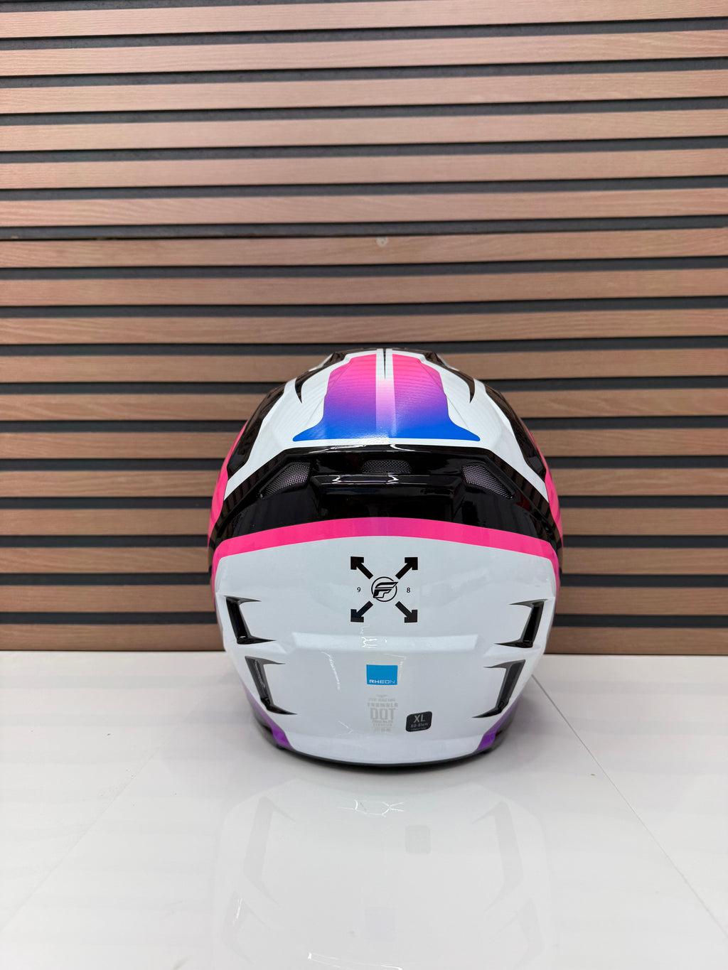 FLY RACING Formula CP Krypton Helmet - White/Black/Purple XL