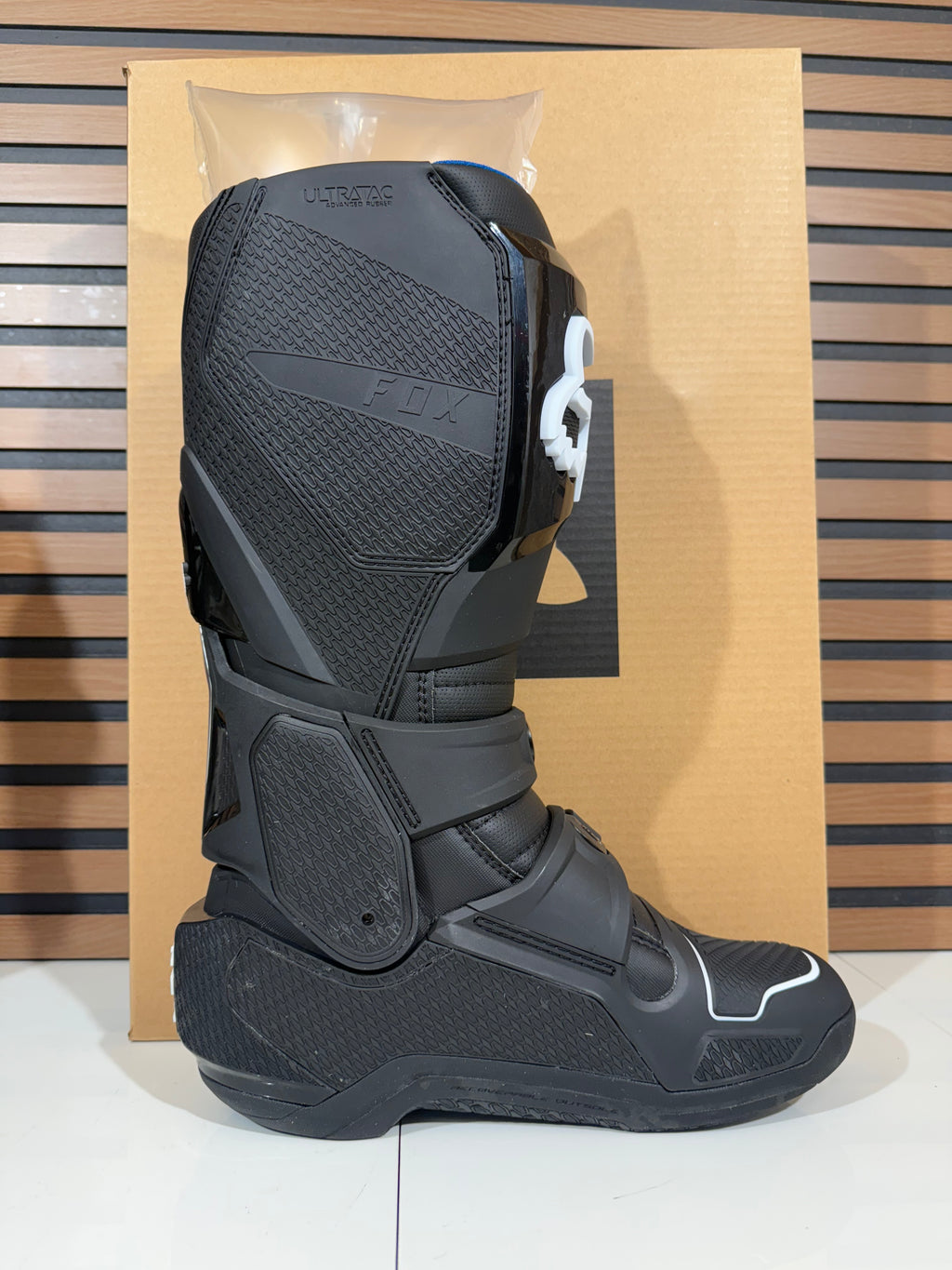 Fox Racing Instinct Motocross MX Boots Mens Size 11.5 Black / White