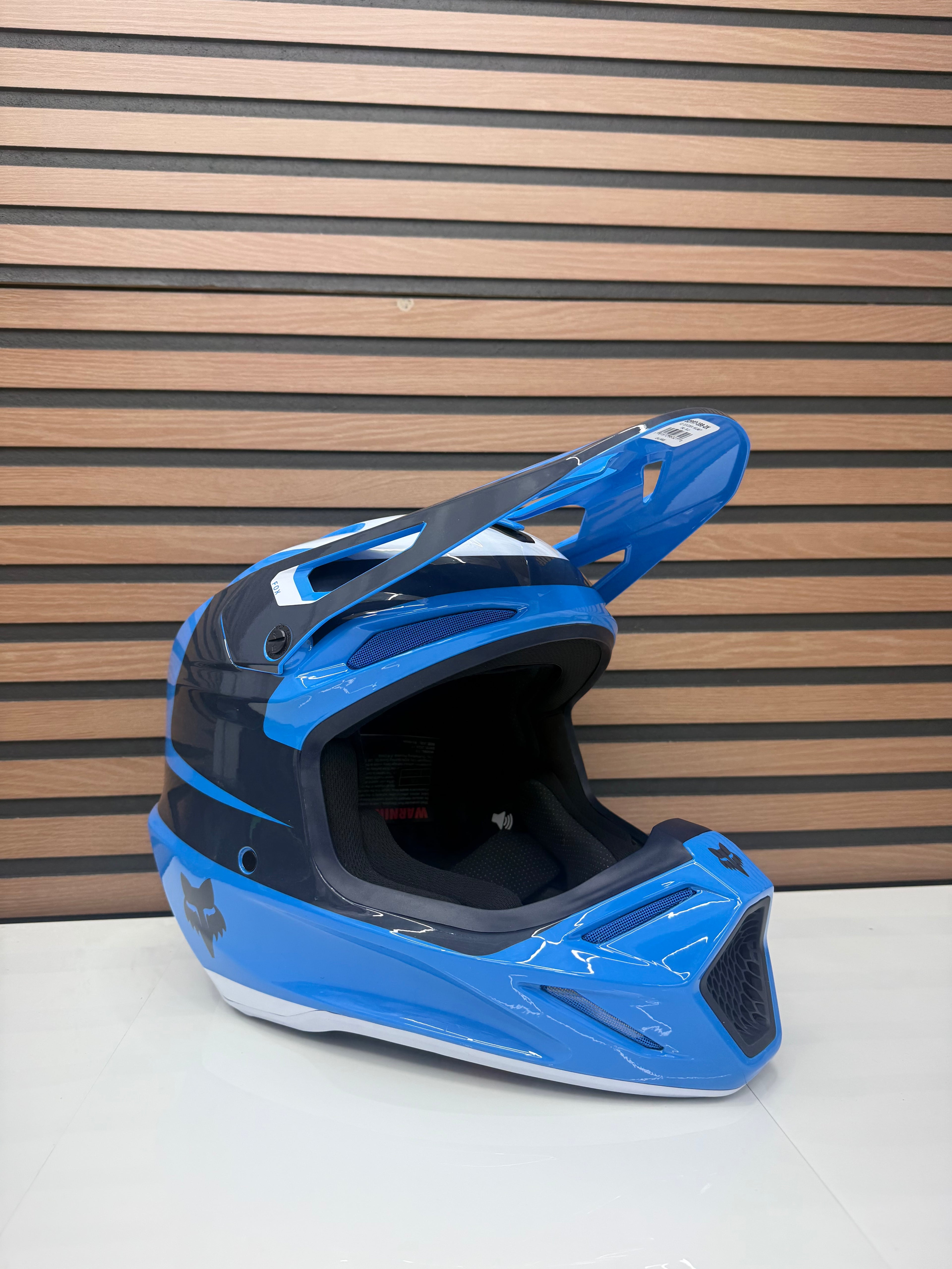 Fox Racing V3 Divider Helmet True Blue / Navy - 2XL / XXL