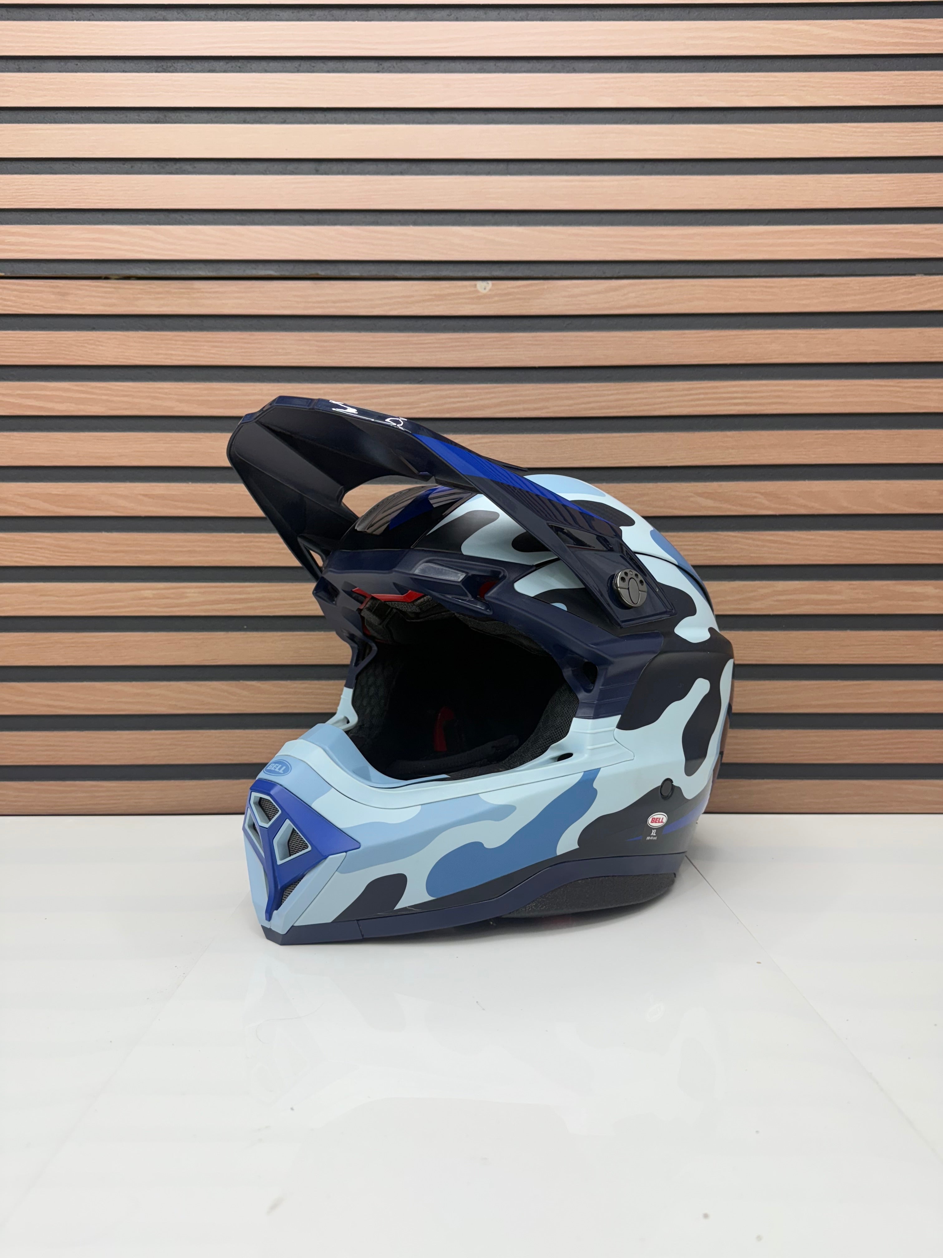 Like New - Bell Moto 10 Spherical Ferrandis Edition Helmet Blue / Black - XL