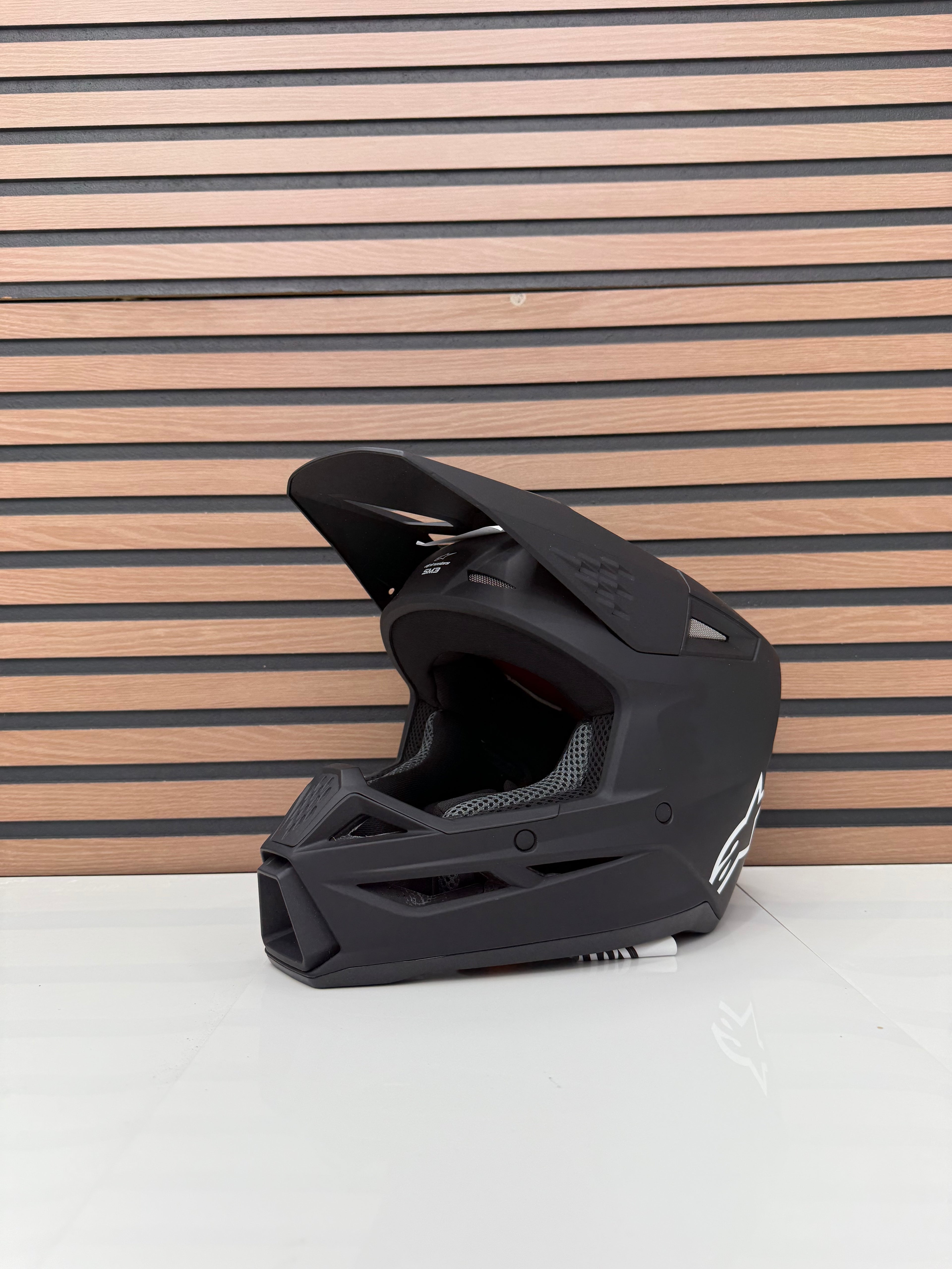 Alpinestars Youth SM3 Solid Helmet - Youth Large - Black