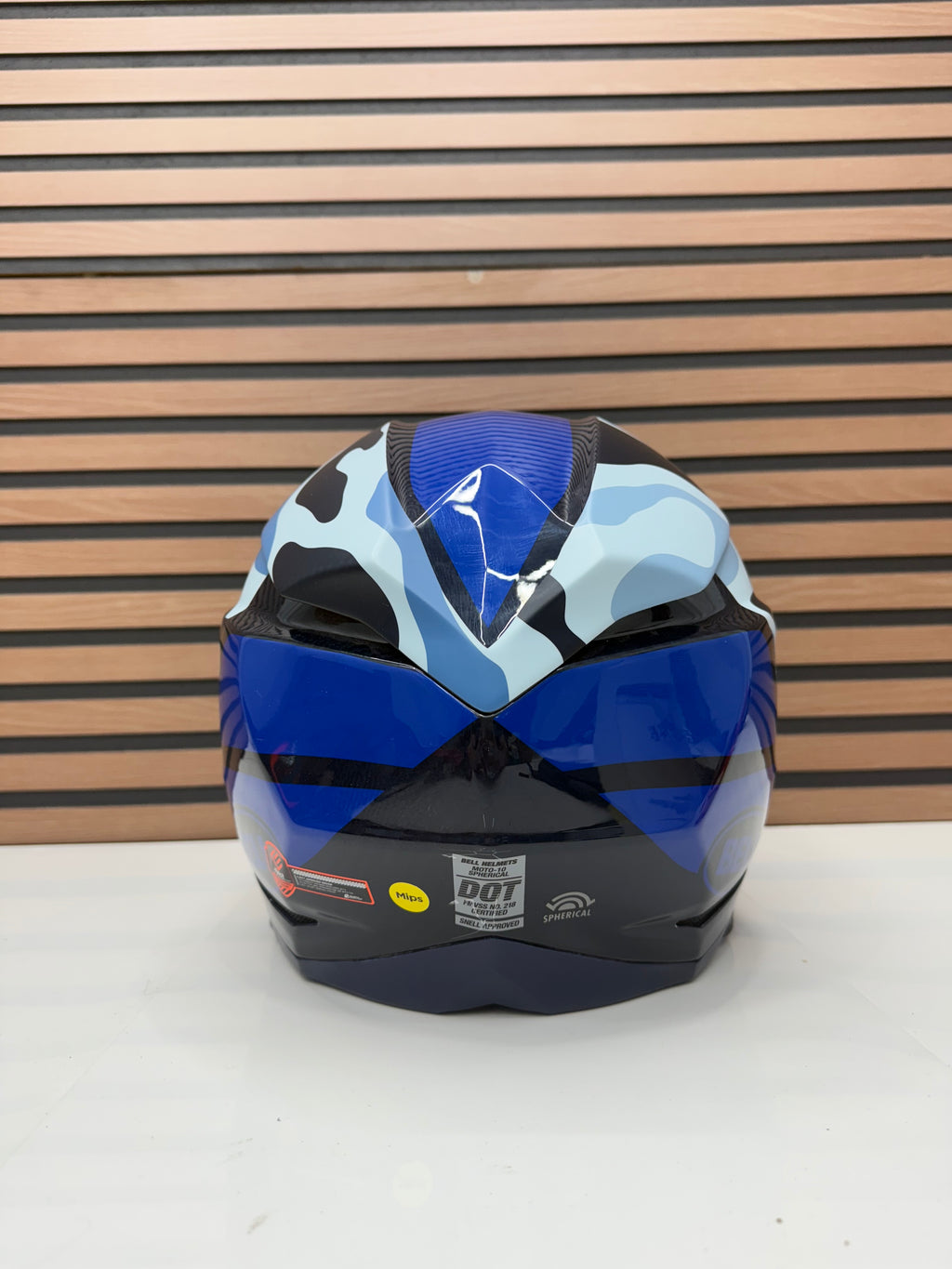 Like New - Bell Moto 10 Spherical Ferrandis Edition Helmet Blue / Black - XL