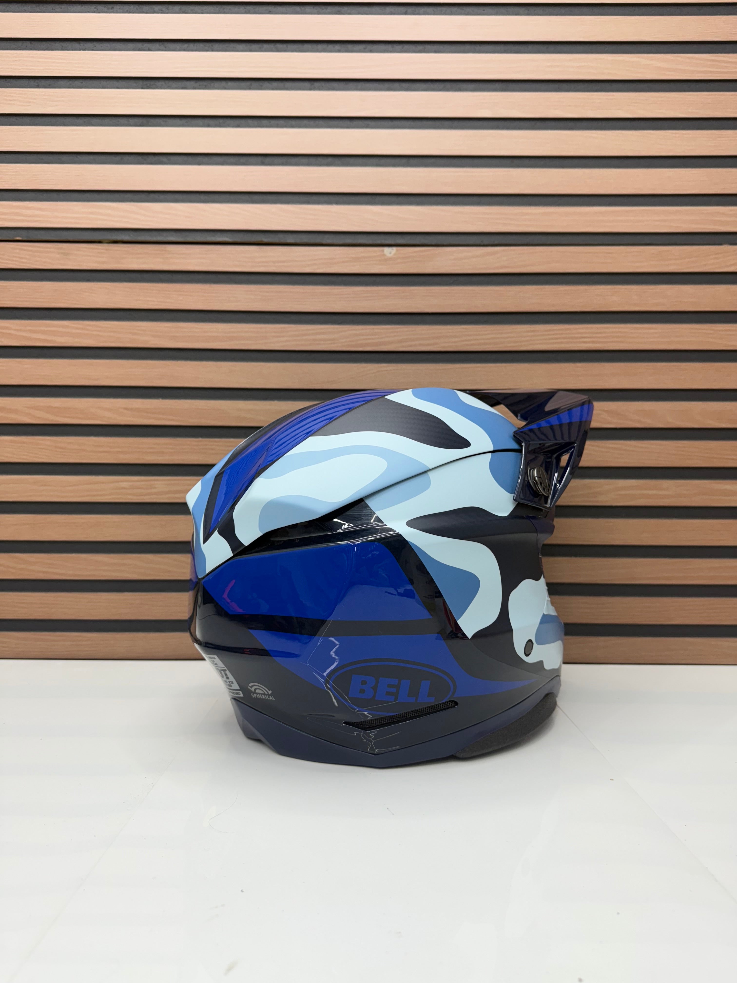 Like New - Bell Moto 10 Spherical Ferrandis Edition Helmet Blue / Black - XL