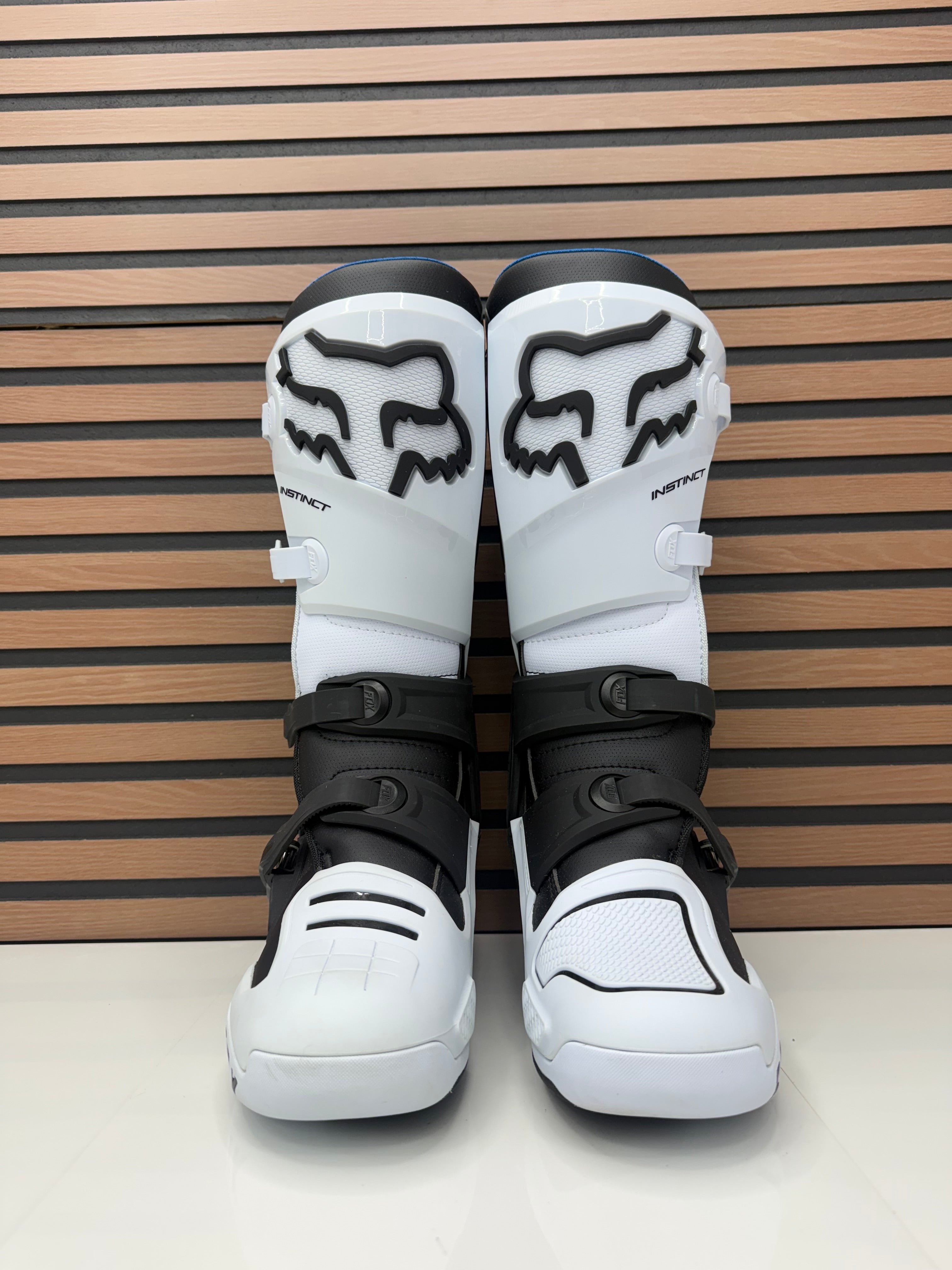 Fox Racing Instinct Motocross MX Boots Mens Size 12 Black / White