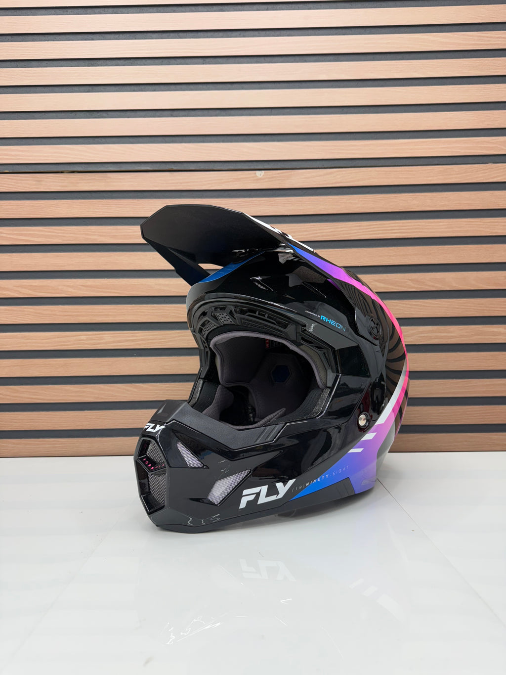 FLY RACING Formula CP Krypton Helmet - White/Black/Purple XL