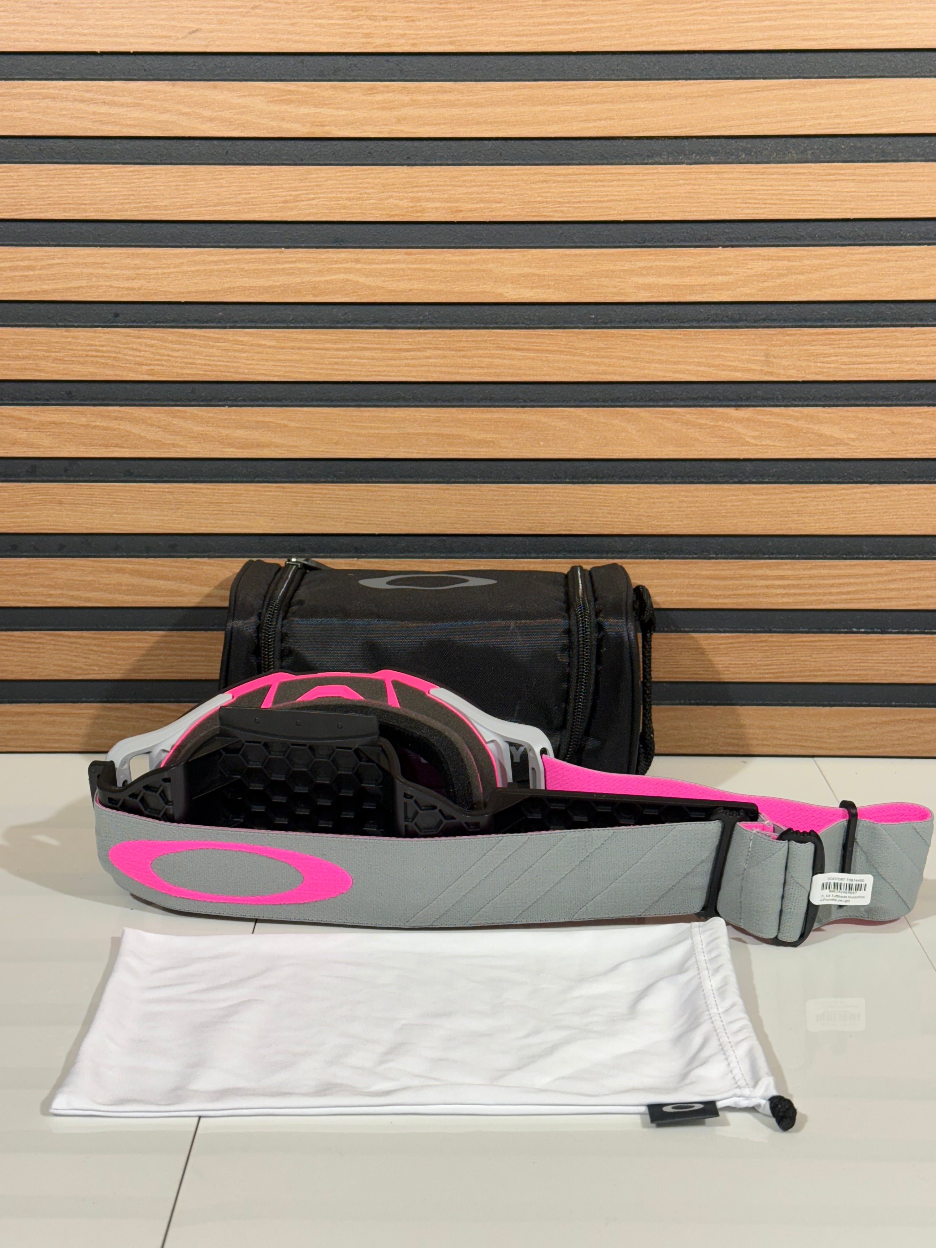 Oakley Front Line Goggles Tuff Blocks Gunmetal Pink / Grey - Prizm Low Light