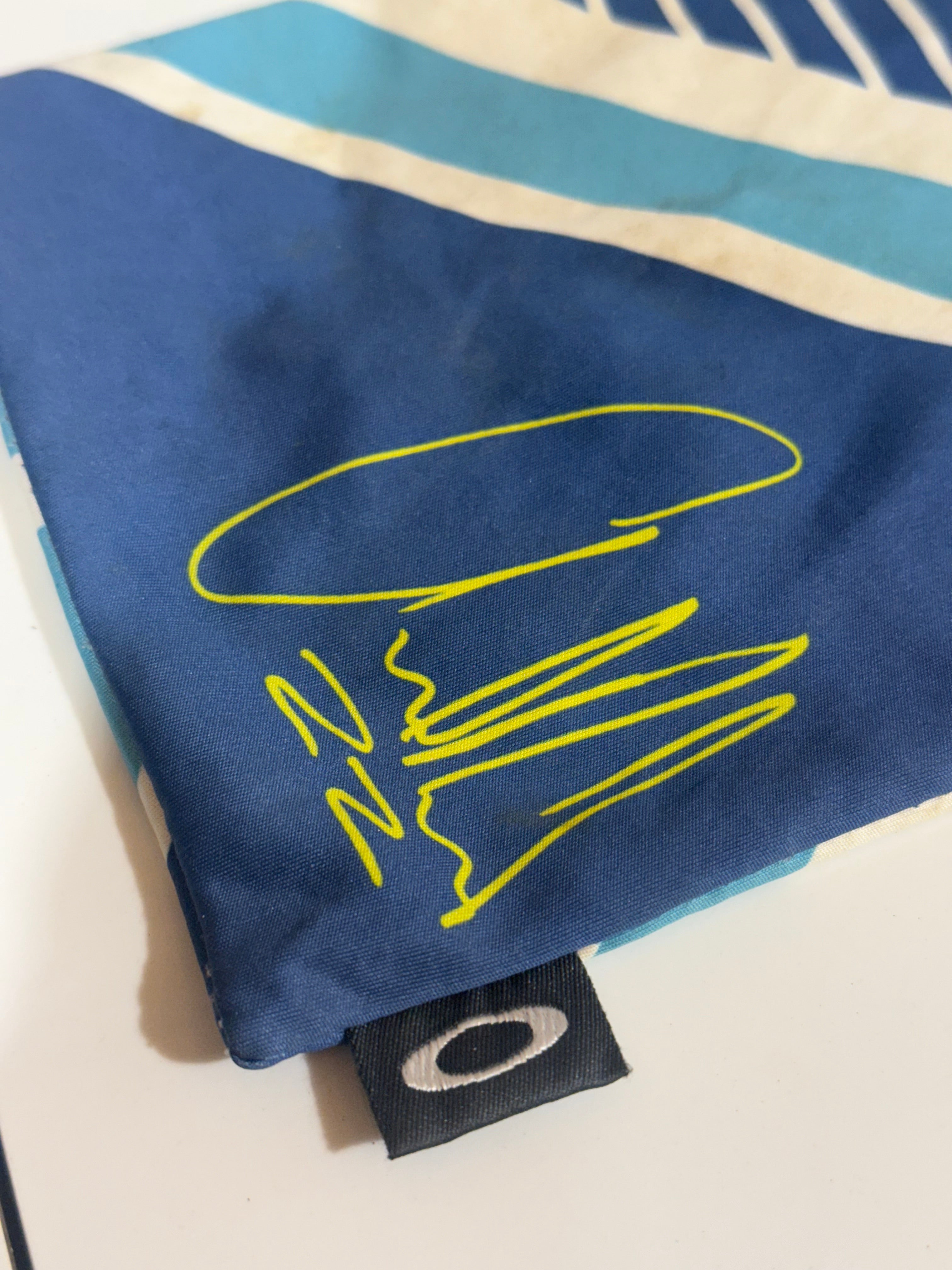 Used Rare Oakley Airbrake Chad Reed Goggle Blue / Neon - Red Lens Two Two Motorsports