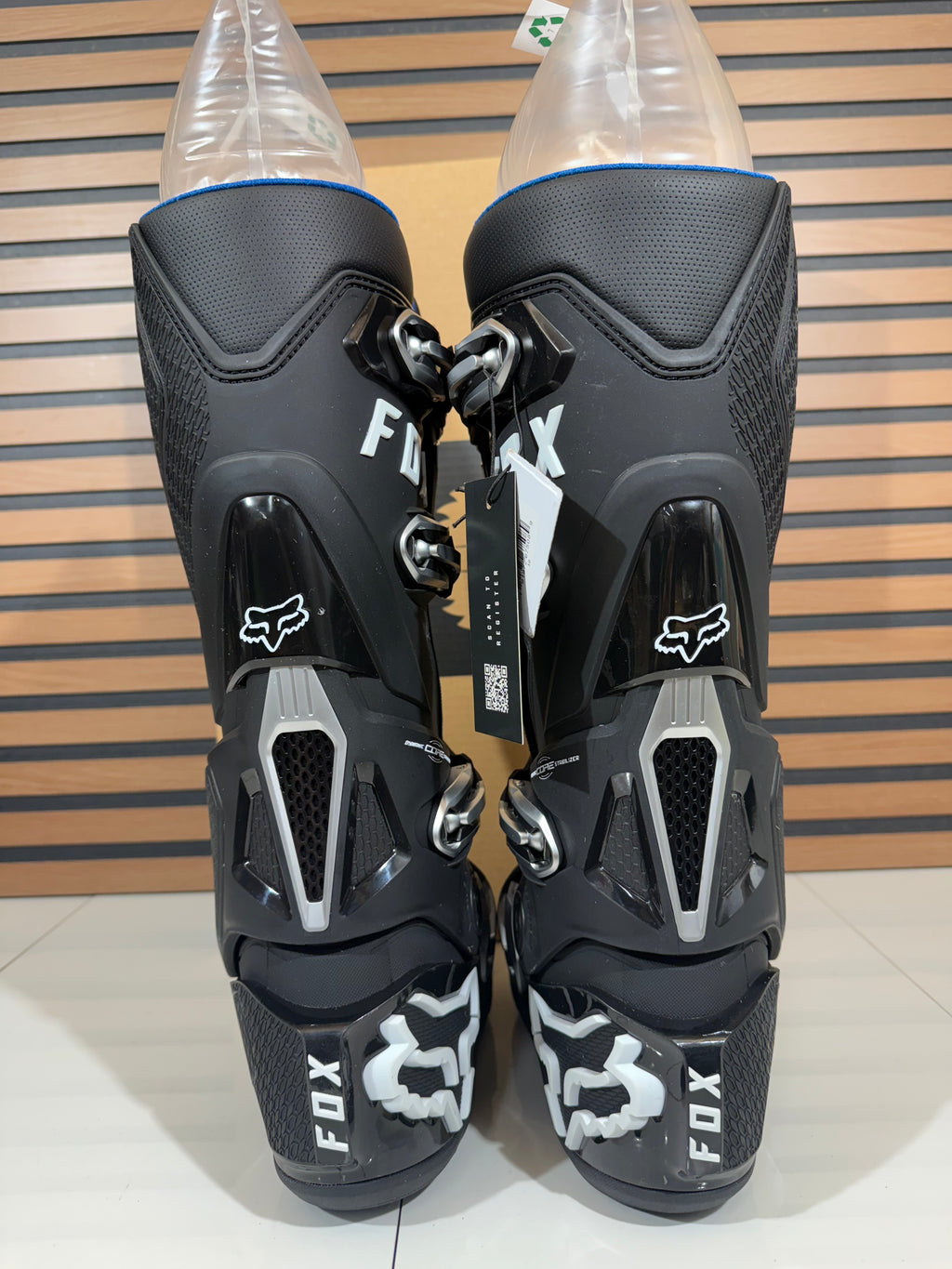 Fox Racing Instinct Motocross MX Boots Mens Size 11.5 Black / White