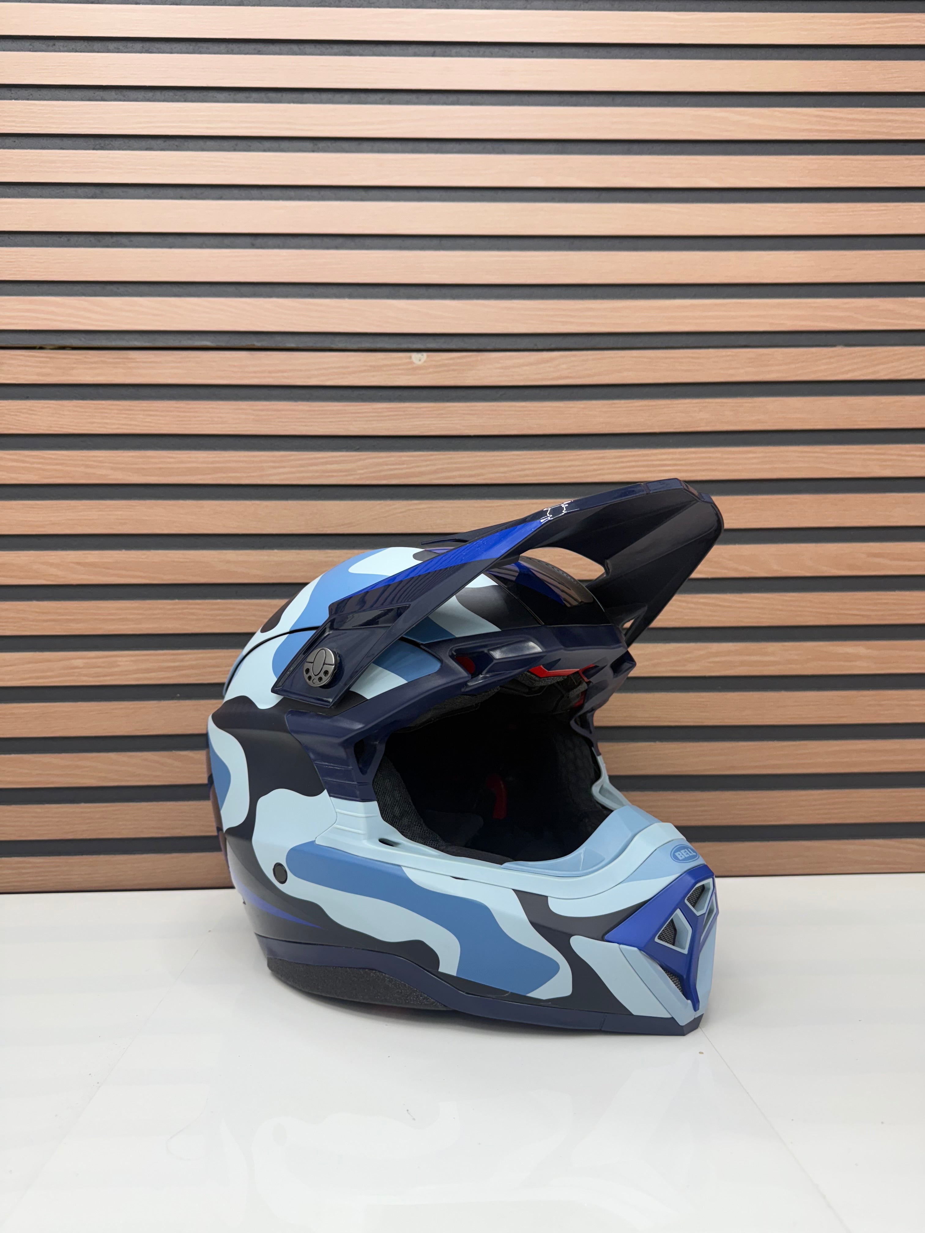 Like New - Bell Moto 10 Spherical Ferrandis Edition Helmet Blue / Black - XL