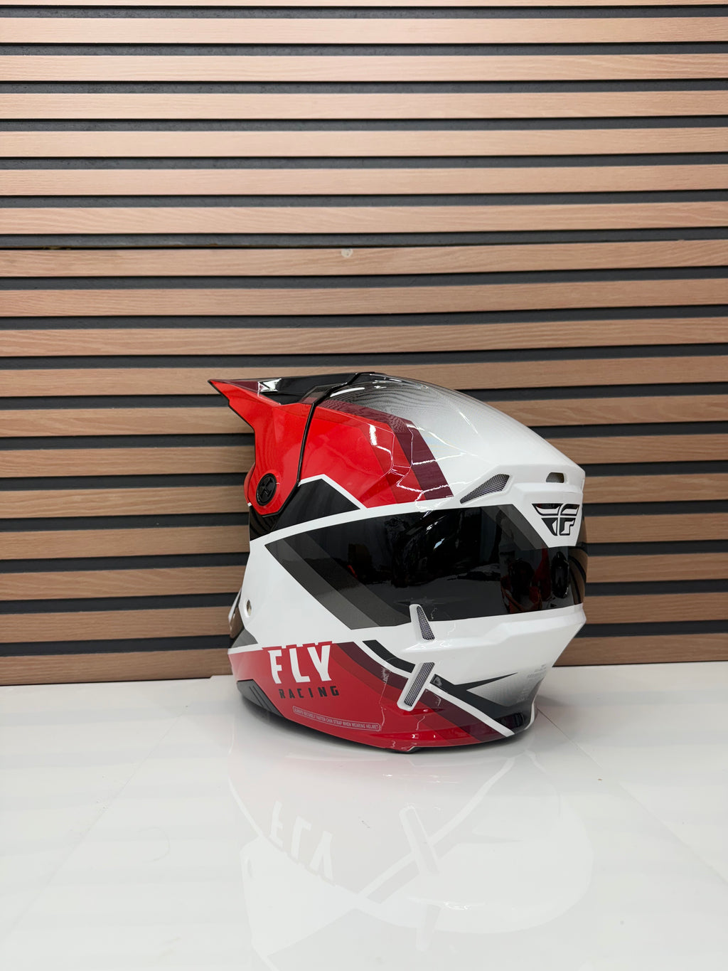 Open Box - FLY RACING Formula CP Rush Helmet - Red / White - Medium