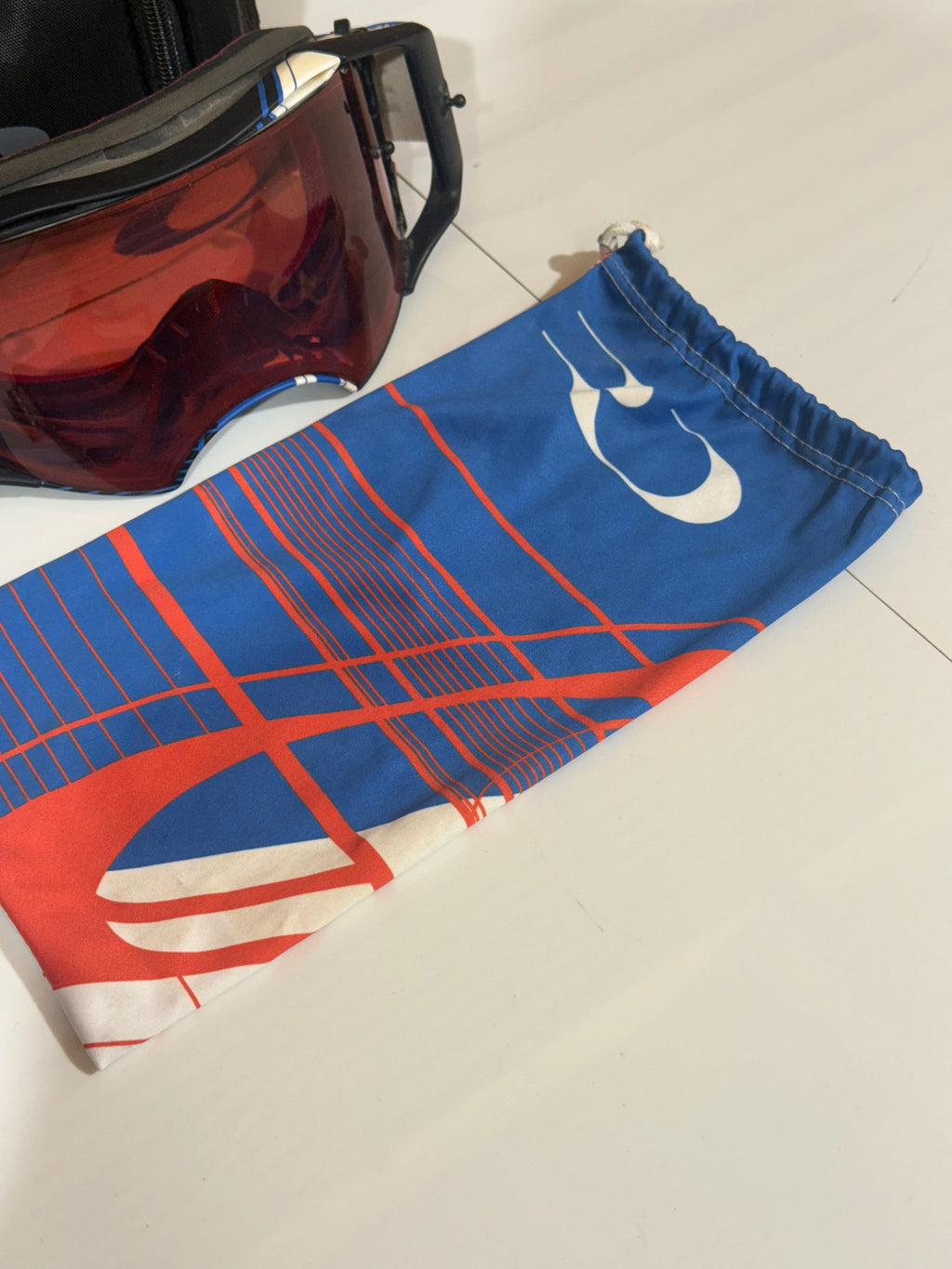 Rare Oakley Airbrake Ryan Dungey Goggle Blue / Red - Red Lens