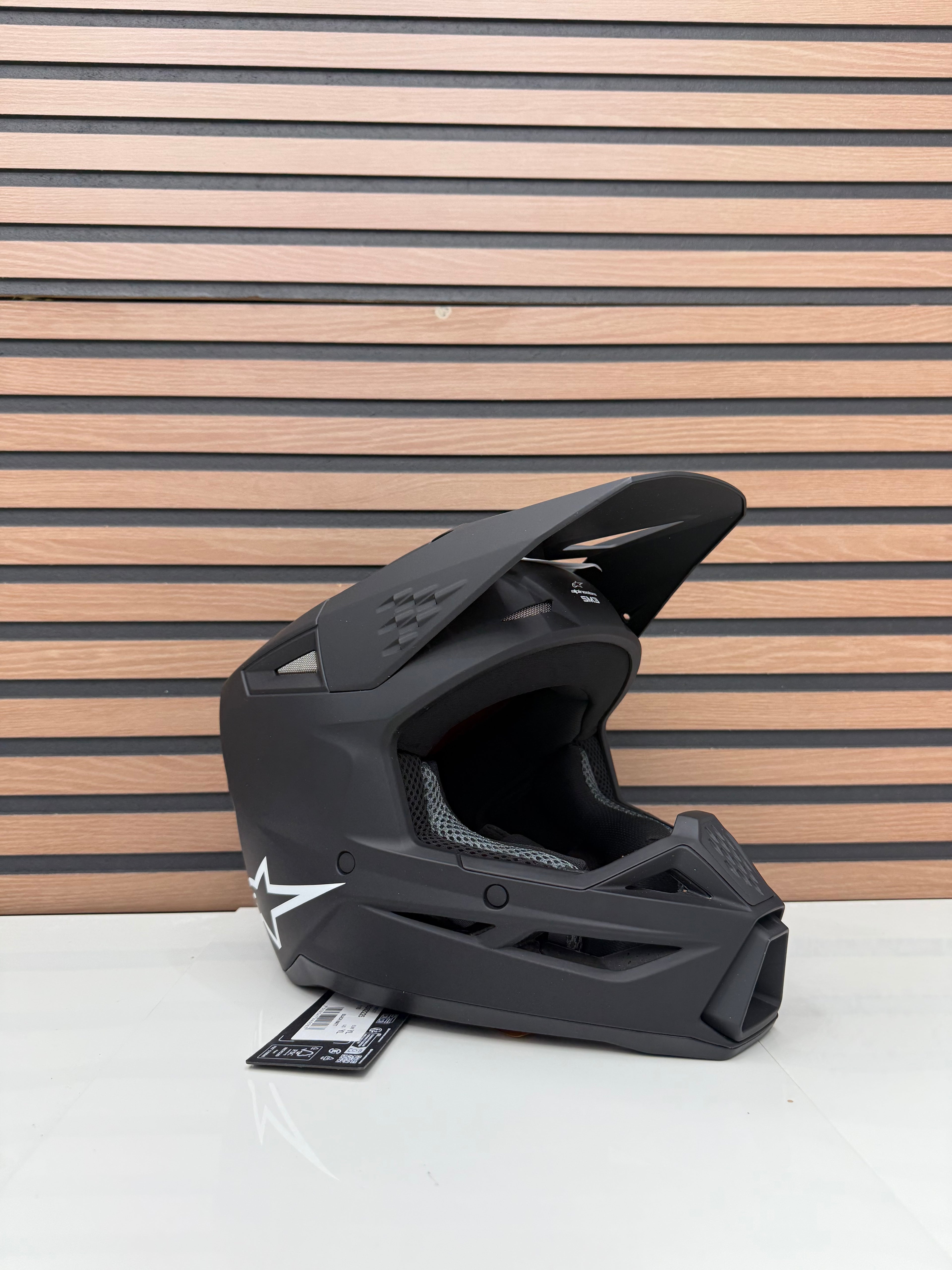 Alpinestars Youth SM3 Solid Helmet - Youth Large - Black