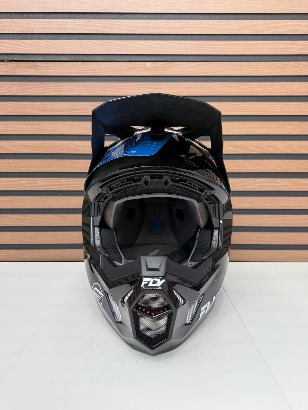 FLY RACING Formula CP Krypton Helmet - White/Black/Purple XL
