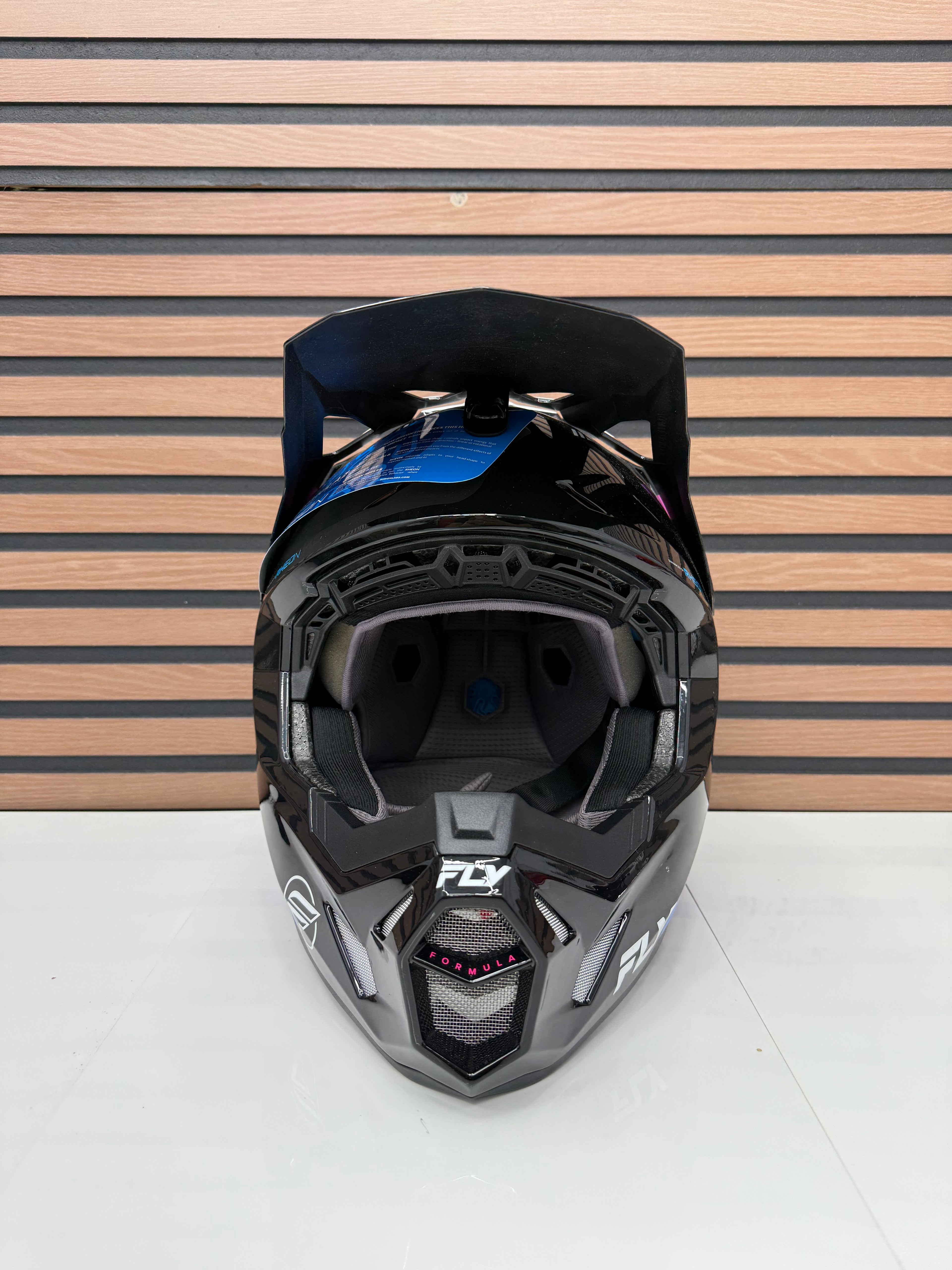 FLY RACING Formula CP Krypton Helmet - White/Black/Purple XL