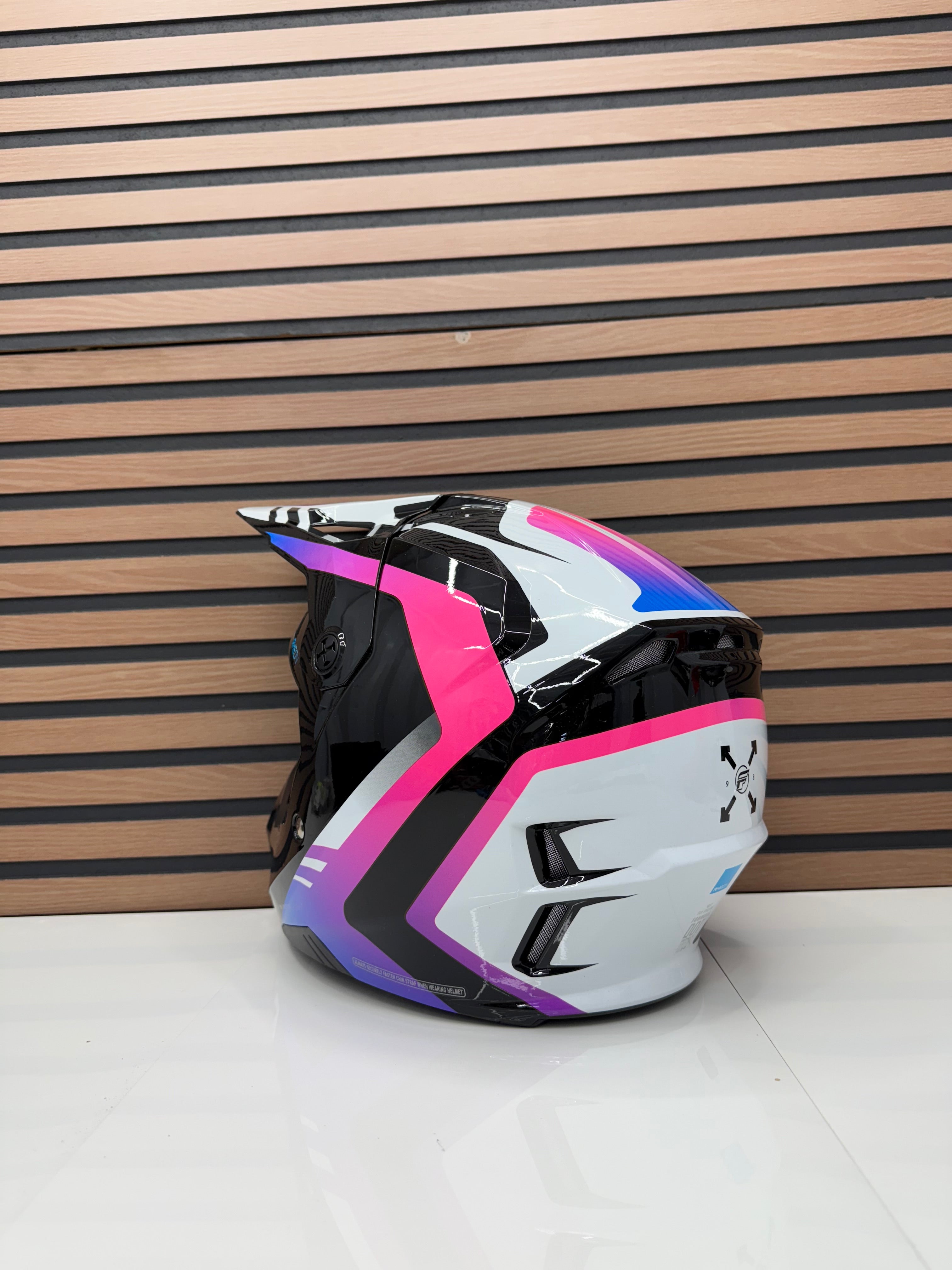 FLY RACING Formula CP Krypton Helmet - White/Black/Purple XL