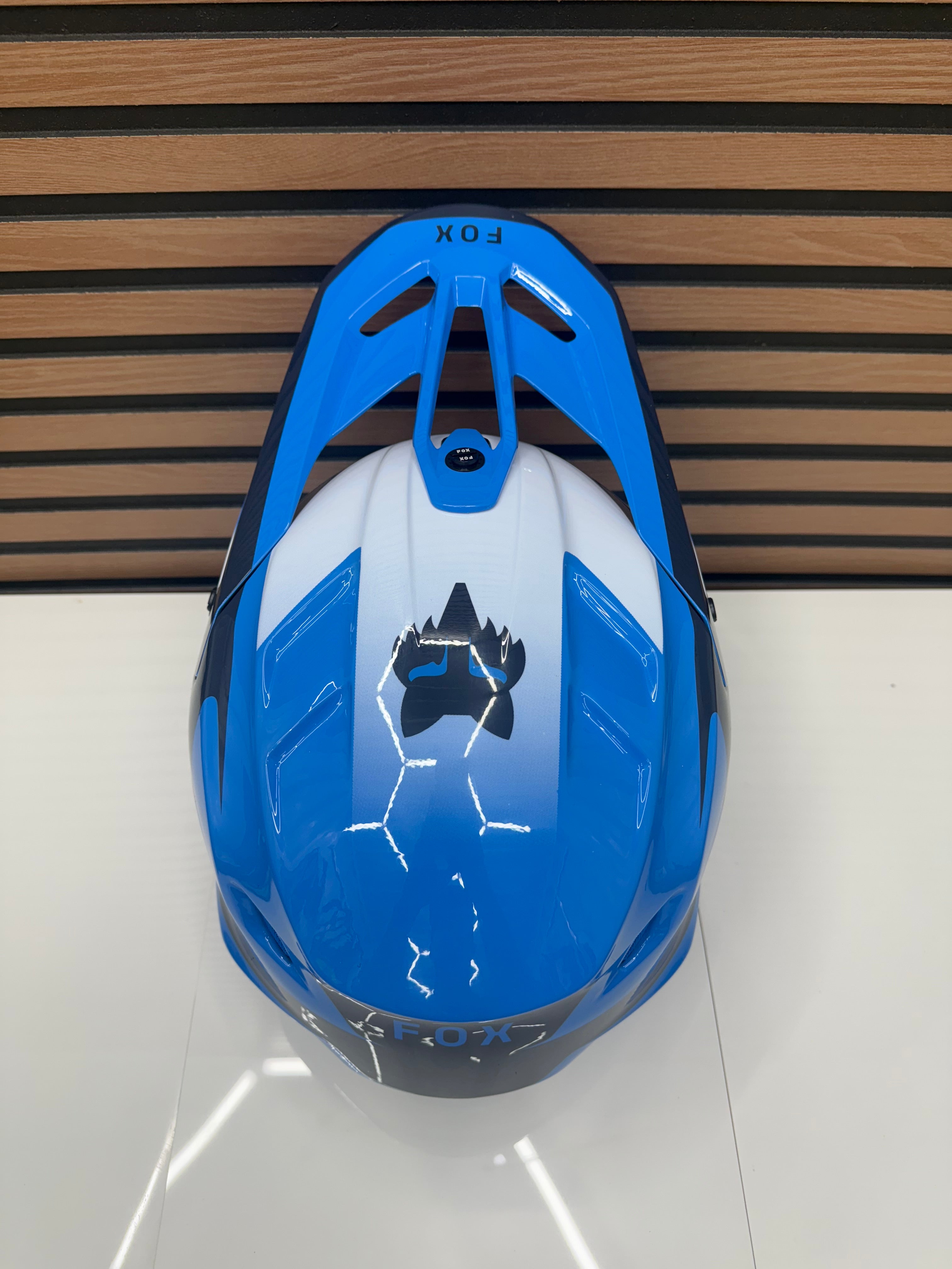 Fox Racing V3 Divider Helmet True Blue / Navy - 2XL / XXL