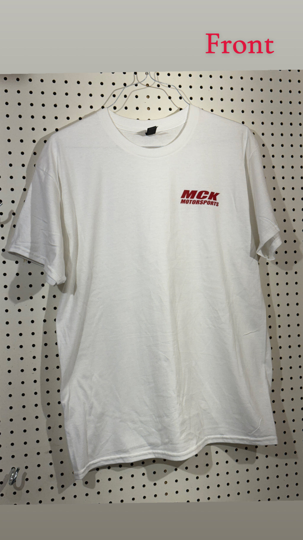 MCK MOTORSPORTS T Shirt White Size Men’s Medium