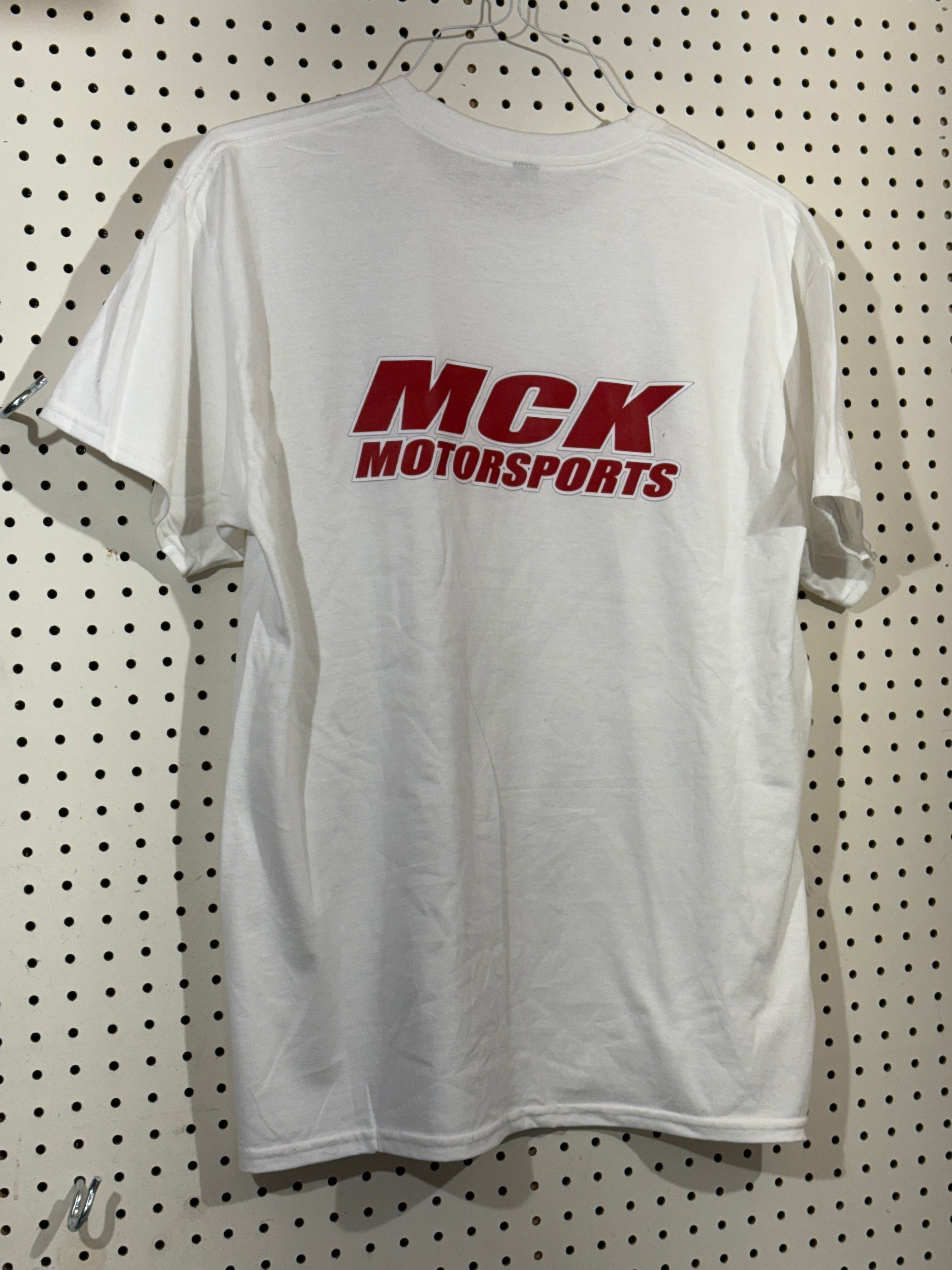 MCK MOTORSPORTS T Shirt White Size Men’s Large